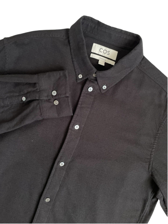 COS Other - Cos Button Down Shirt Men Size EU Large Black Long Sleeve